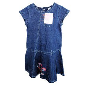 Deux par Deux Girls denim dress size 10